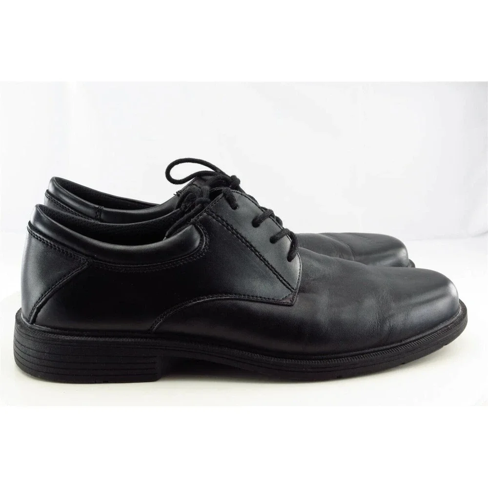 Nunn Bush Shoes Size 10 M Black Derby‎ Oxfords Leather Men